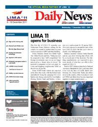 LIMA 2011 - DailyNews Day 2