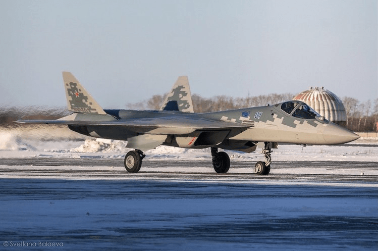 Russia Receives First Serially Produced Su-57 Jet Fighter
