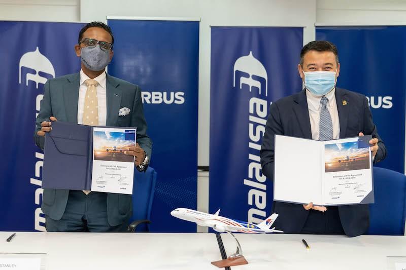 Malaysia Airlines Extends Widebody FHS Contract with Airbus