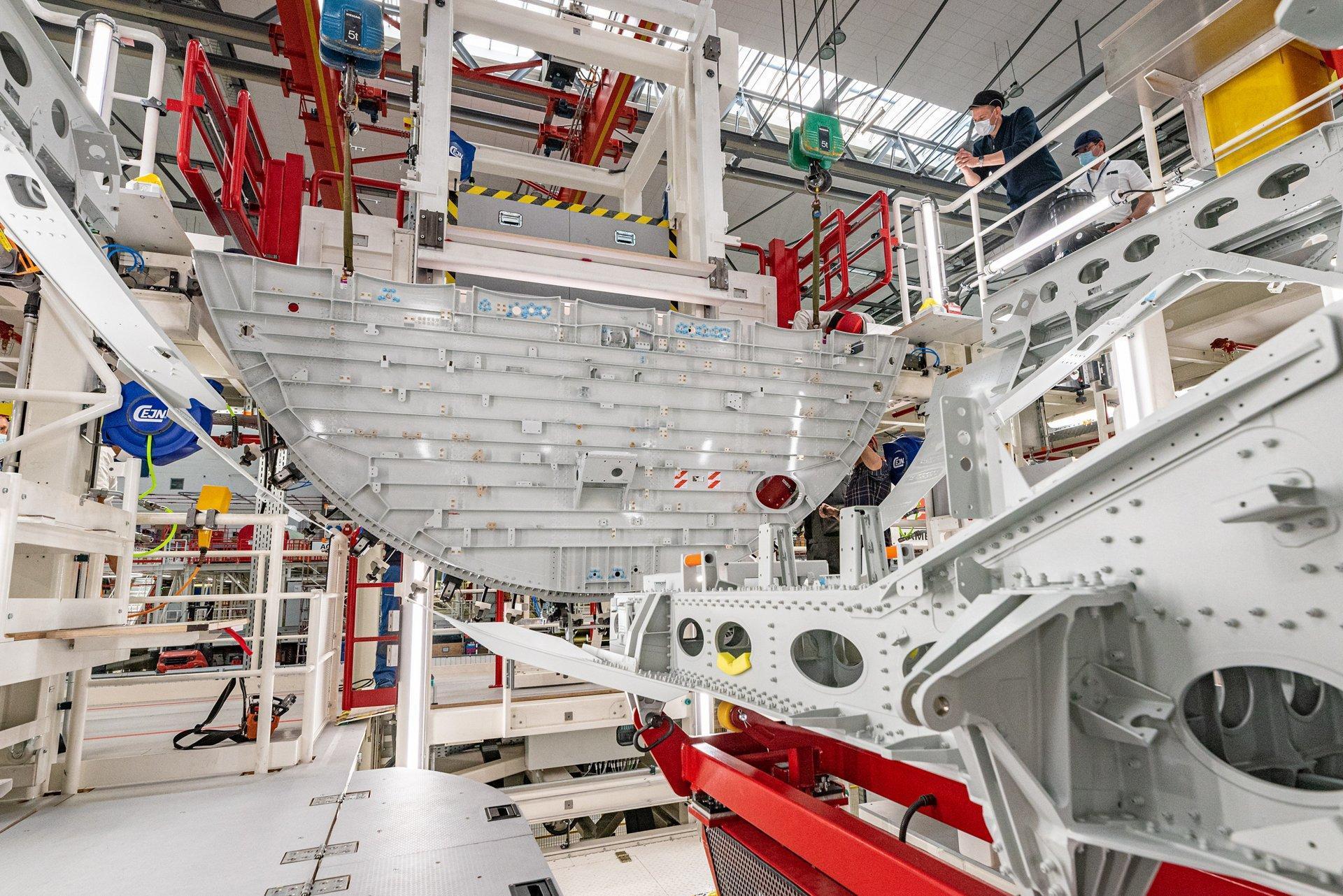 Airbus Commences Structural Assembly of First A321XLR