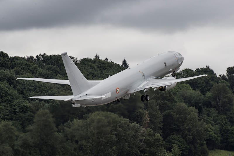 The Indian Navy has received its 10th P-8I (India) long-range maritime reconnaissance and patrol aircraft (MPA) from Boeing