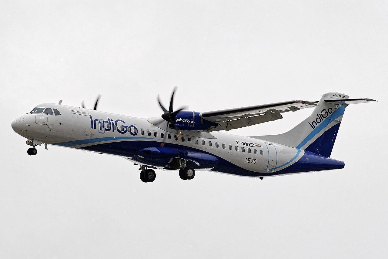 GOAL Delivers New ATR72-600 to IndiGo