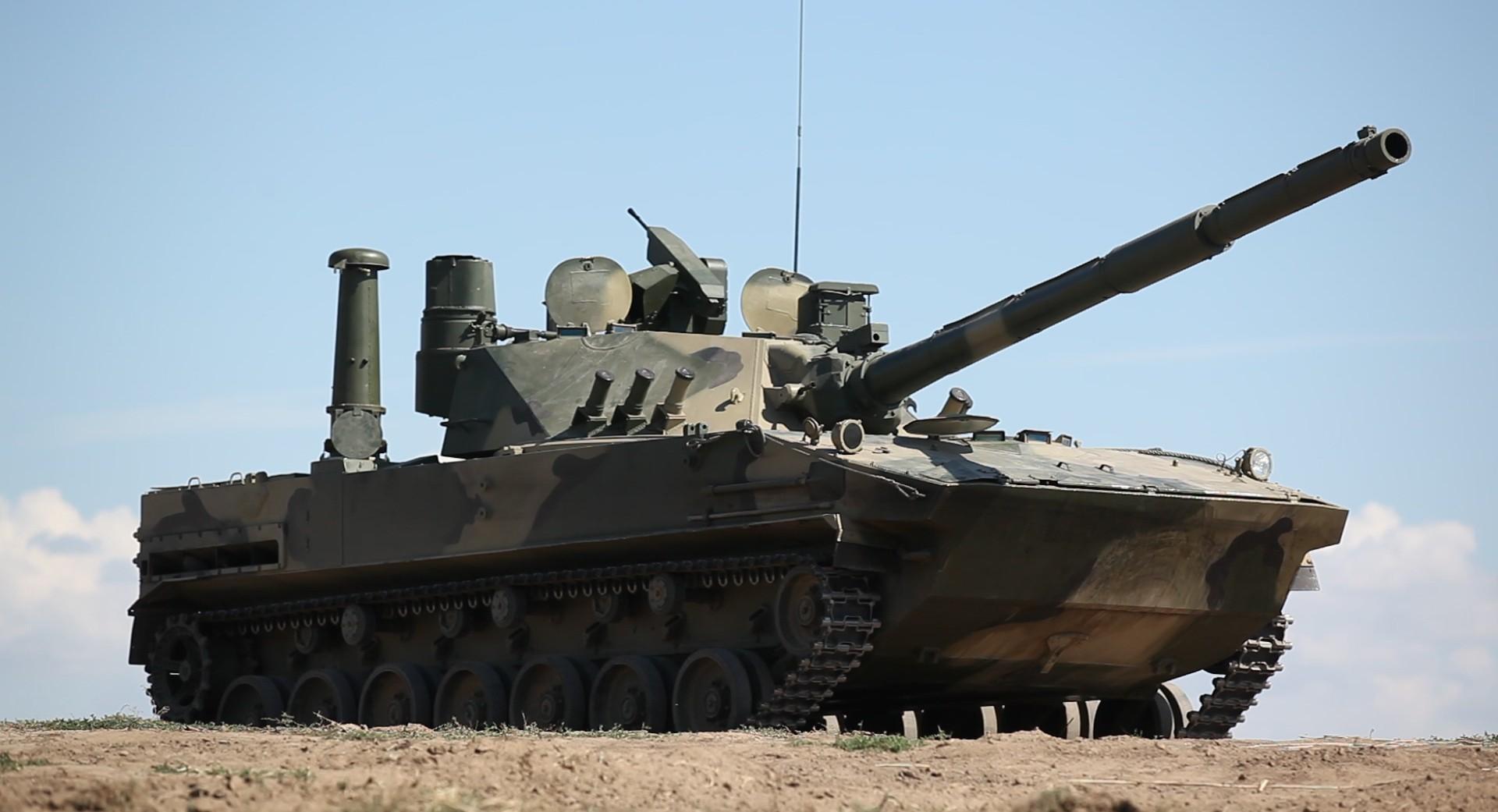 Rostech has announced that testing is progressing on the new Sprut-SDM1 upgraded light tank, also classified as a Self-Propelled Gun