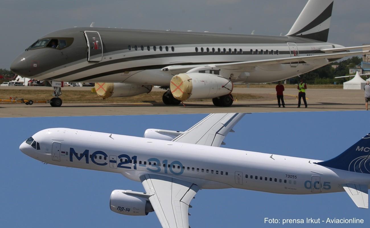 MC-21-310 and AURUS Business Jet Aircraft  Arrive in Dubai for Airshow