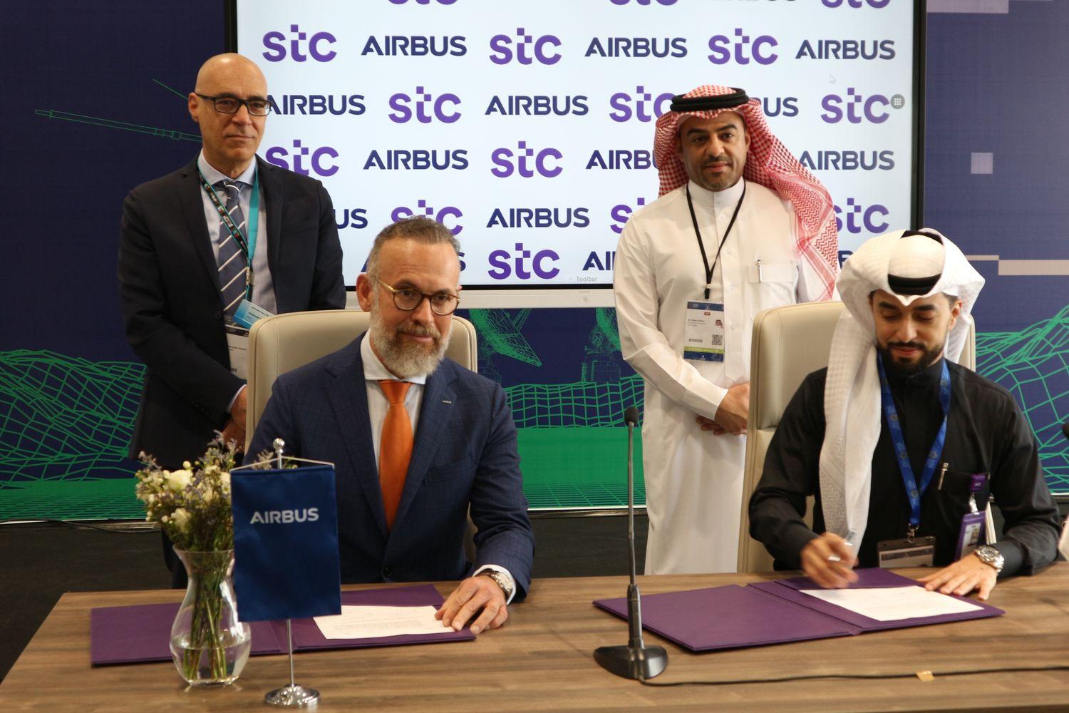 WDS: Airbus Signs MoU with stc for Communication Solutions