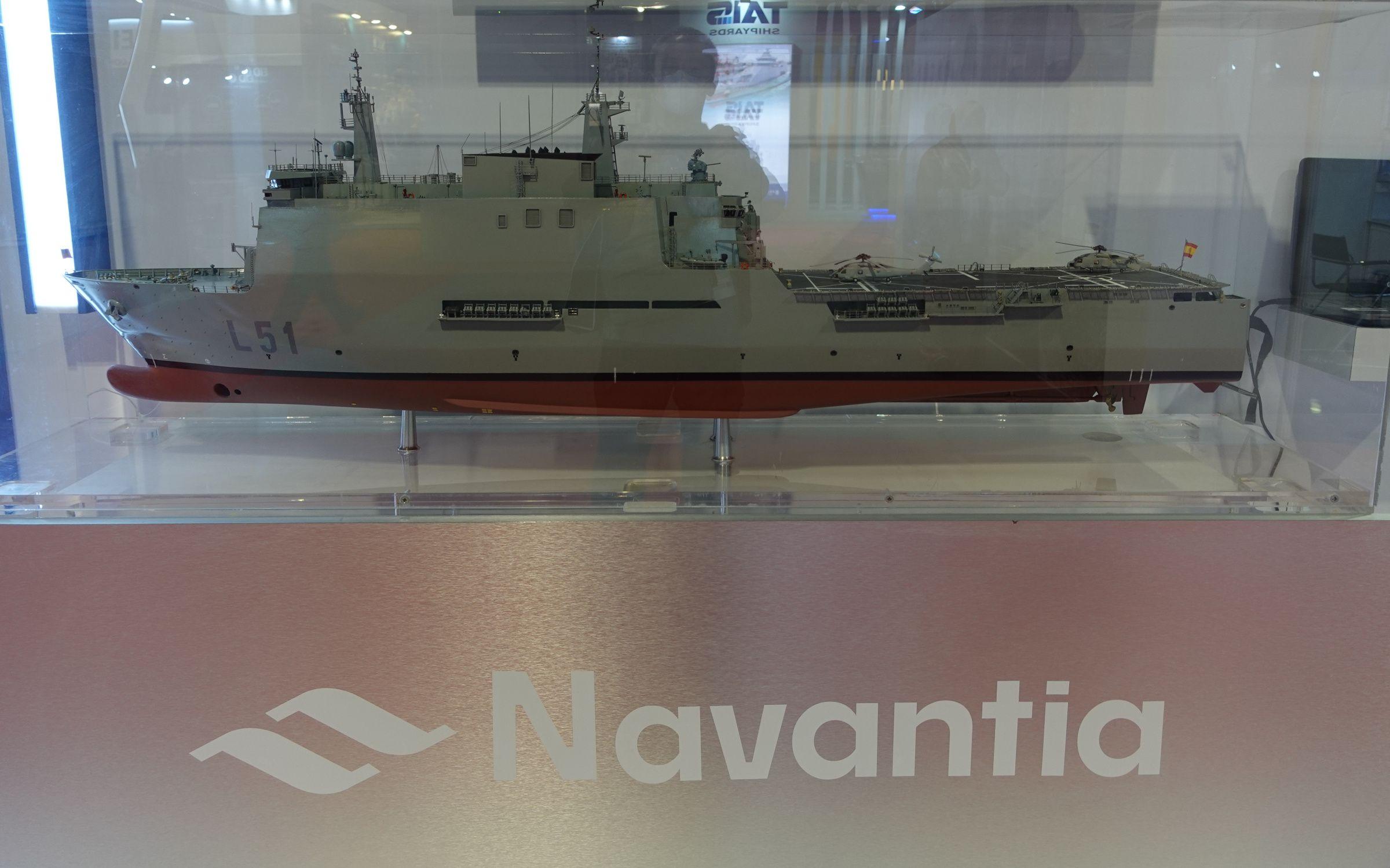 Navantia Showcases ATHLAS 13000 LPD For Royal Malaysian Navy