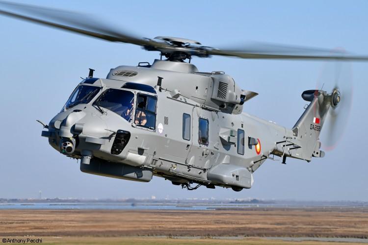 Qatar Receives First NH90 NFH Naval Helicopters