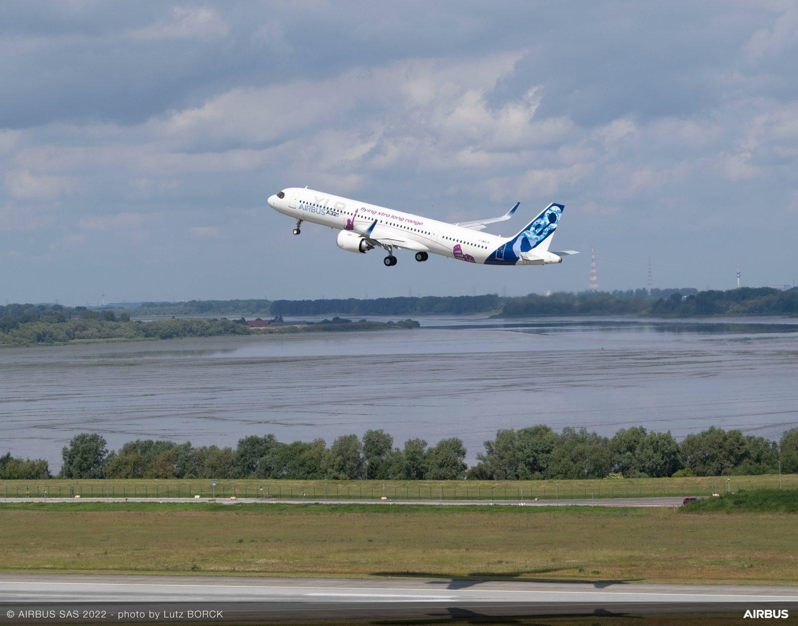 Inaugural Flight for Airbus A321XLR