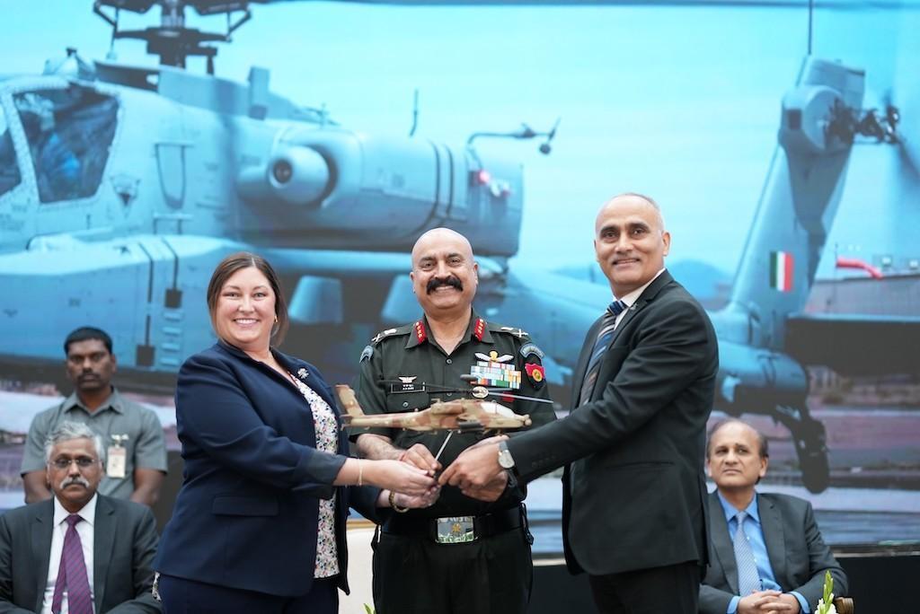 1st Indian Army AH-64 Apache Fuselage Delivered by Tata Boeing Aerospace