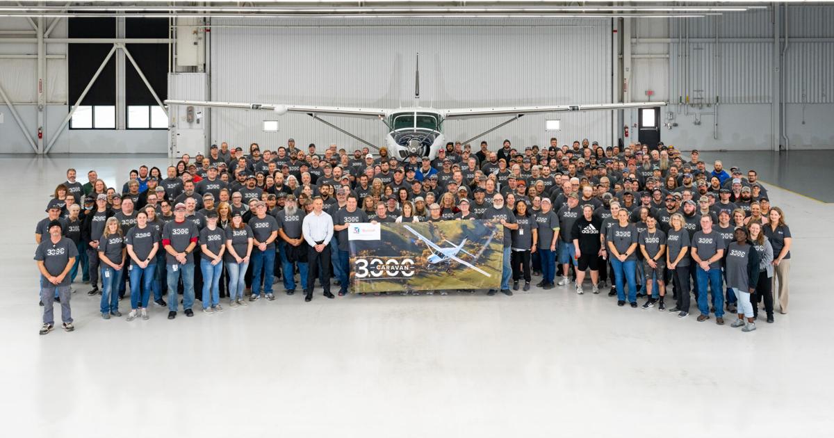 Textron Aviation Delivers 3,000th Cessna Caravan Family Aircraft
