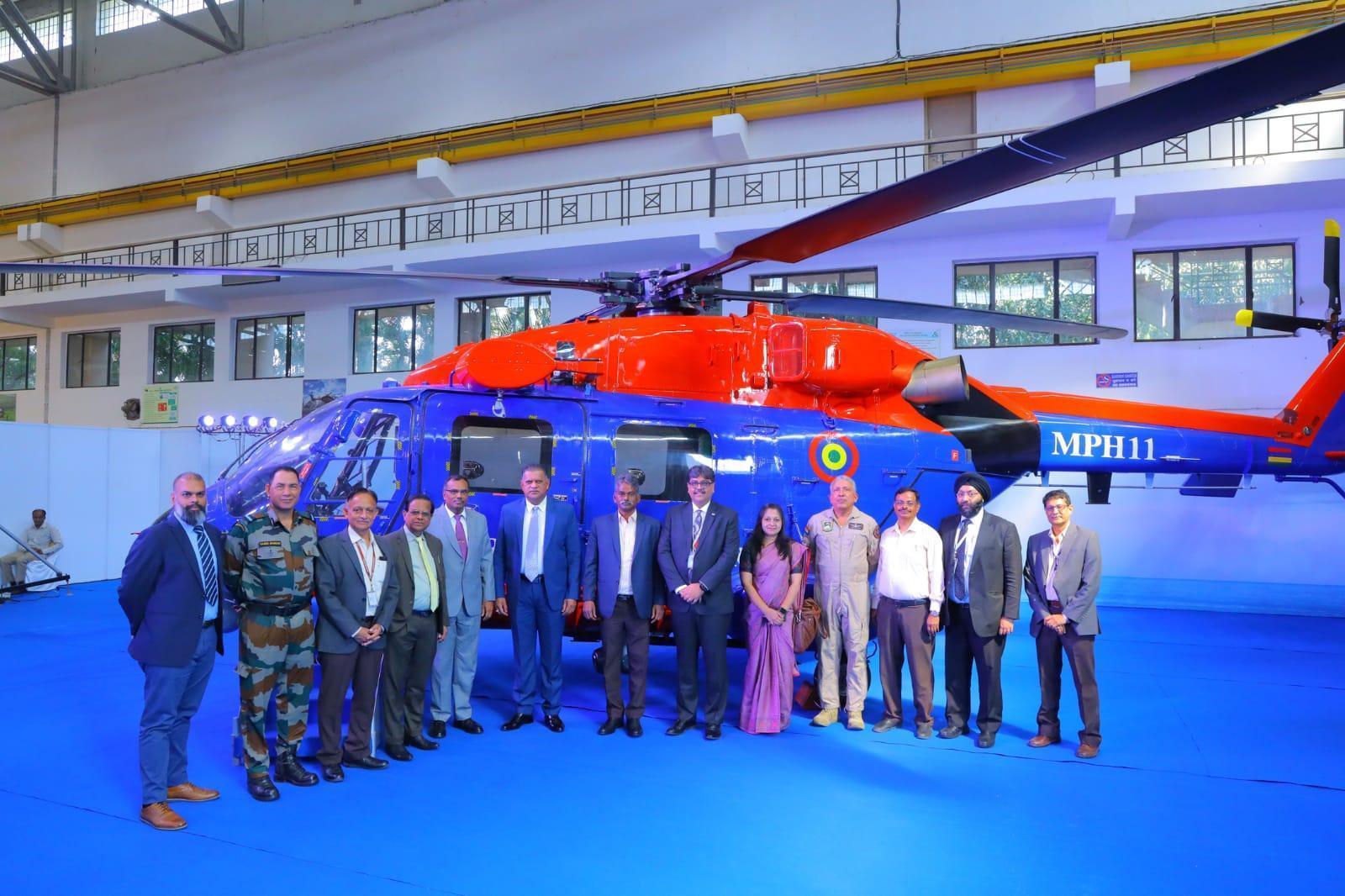 HAL Delivers Dhruv Mk III Utility Helicopter to Mauritius