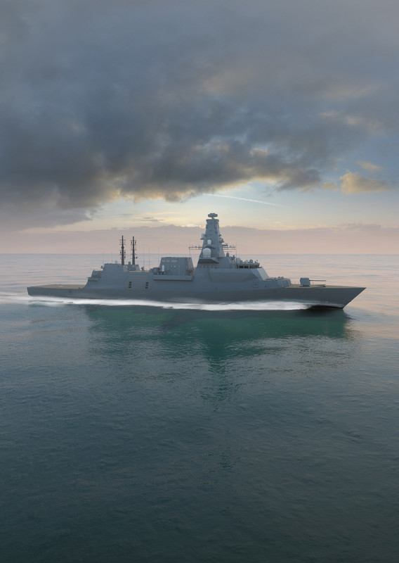 BAE Systems Starts Build of RN's 4th Type 26 Frigate