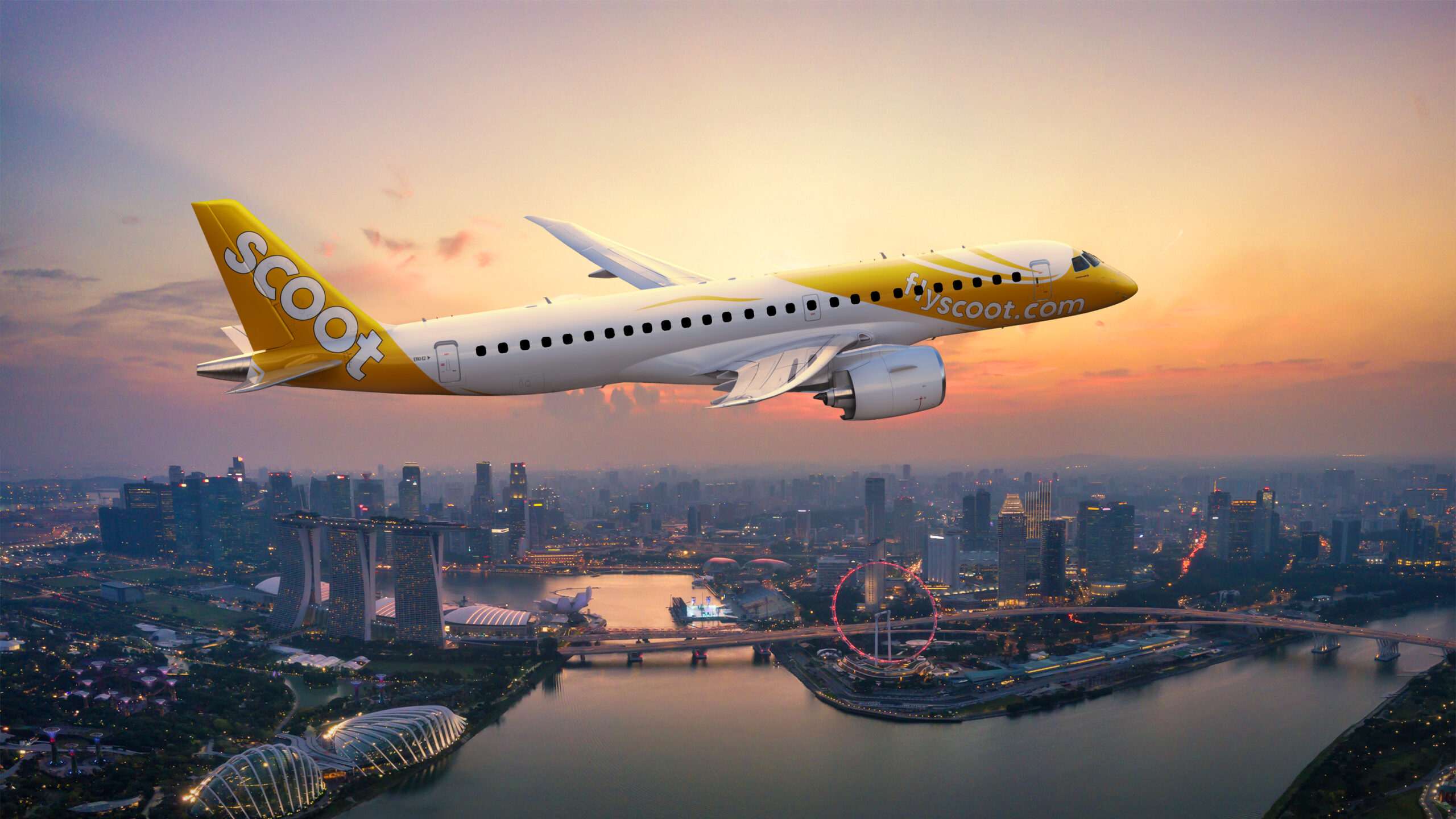 Scoot Selects Embraer E190-E2 to Boost Connectivity
