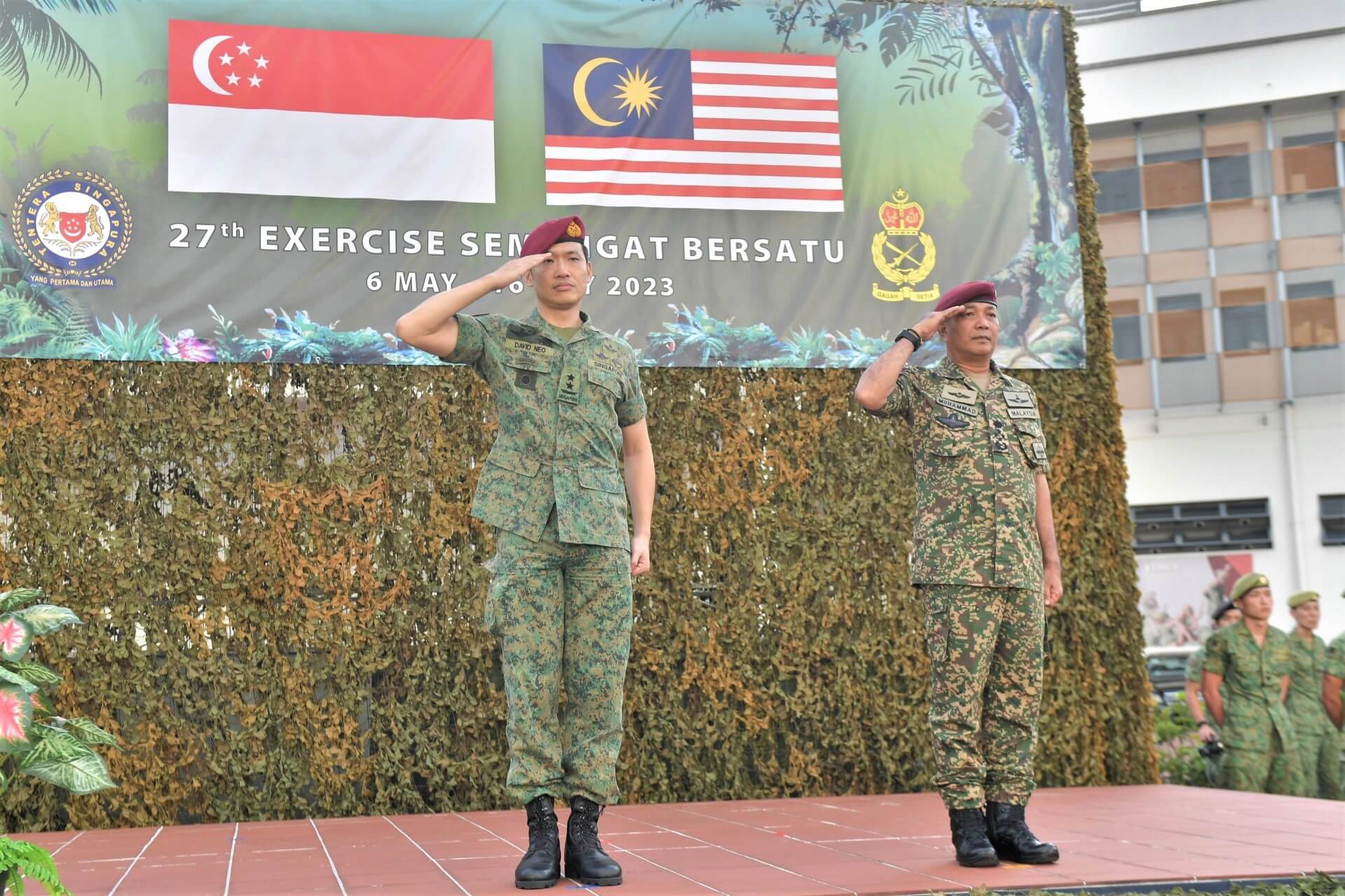 Singapore, Malaysian Armies Conclude Exercise Semangat Bersatu