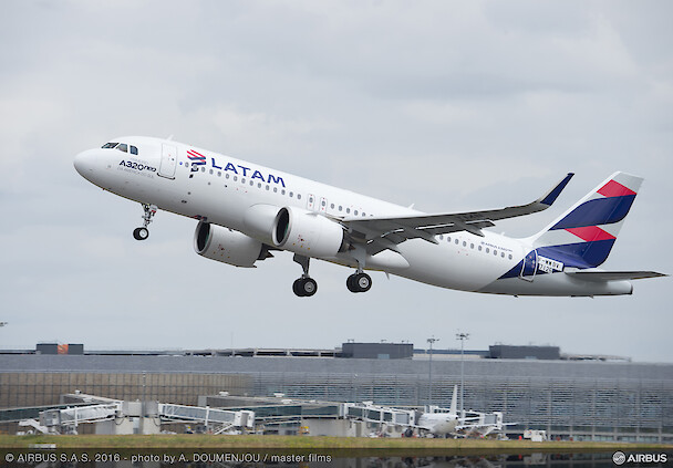 LATAM Selects GTF Engines to Power Up to 146 Airbus A320neo Family Aircraft