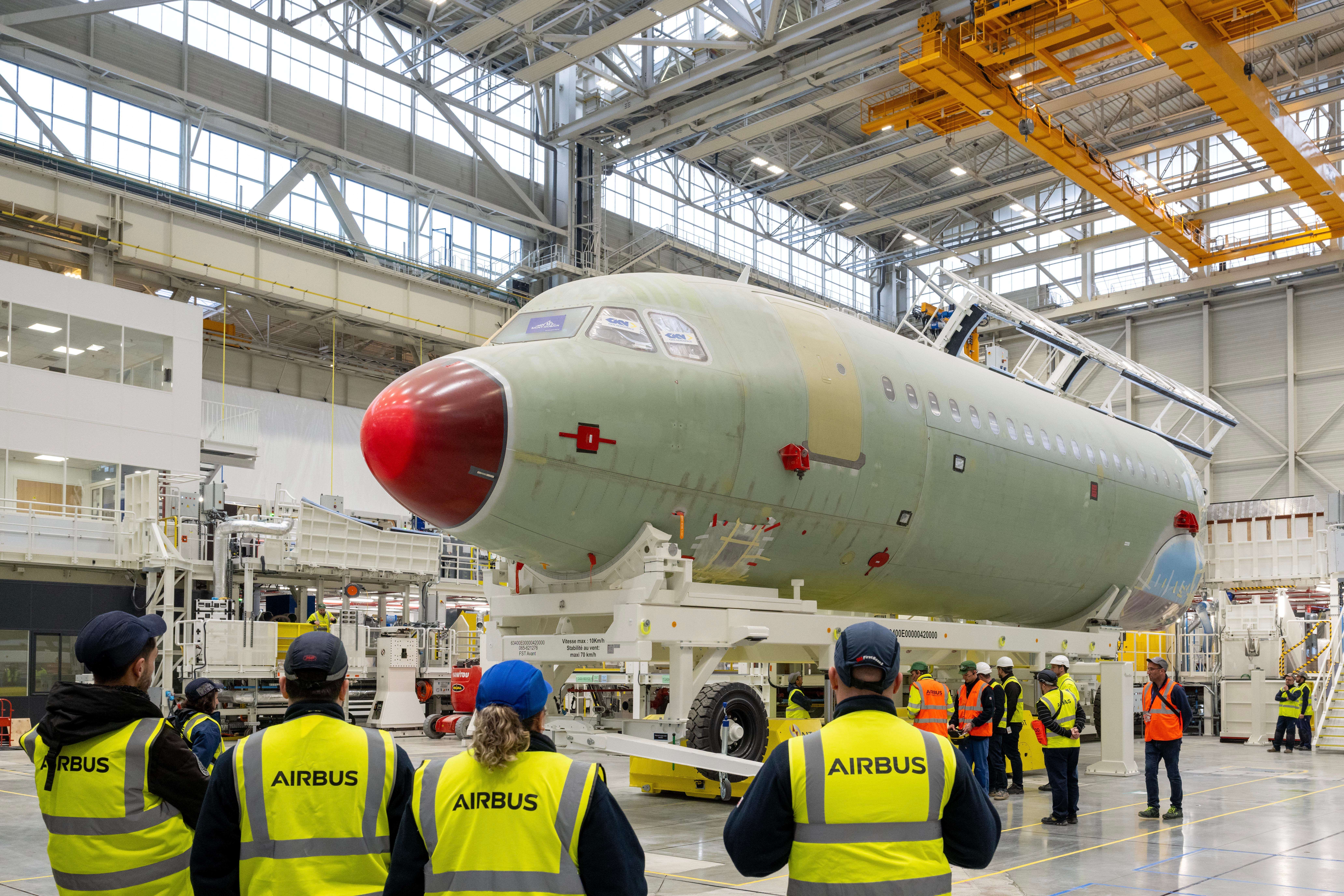 Airbus  Opens New Toulouse A320 Family Final Assembly Line