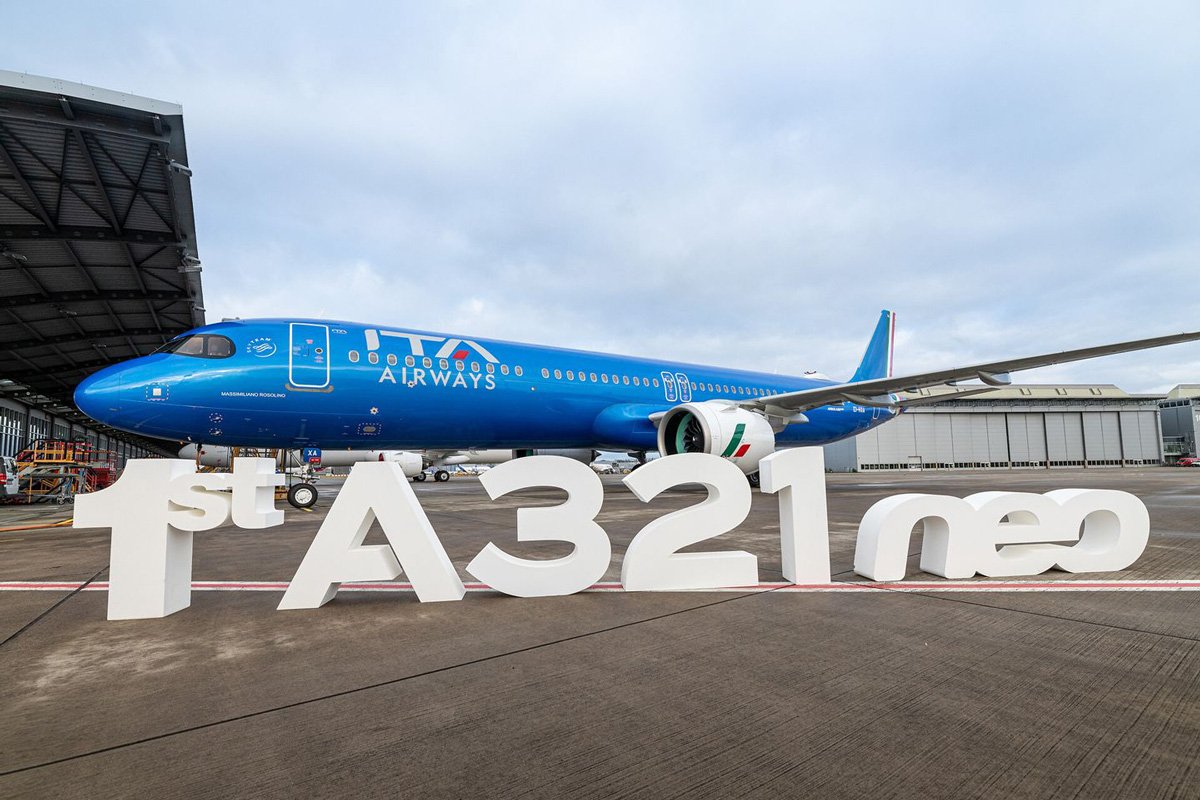 ITA Airways takes delivery of its first Airbus A321neo