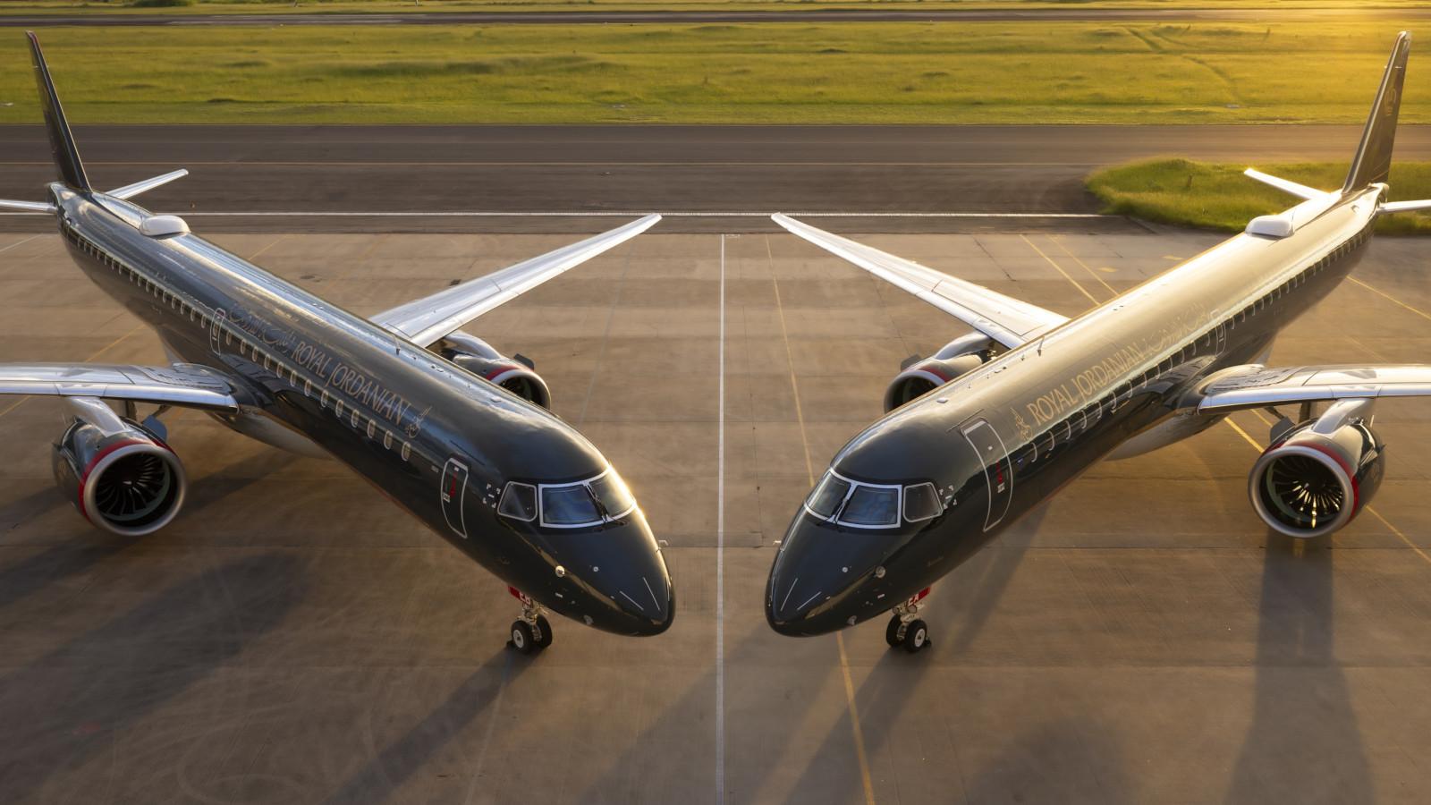 Azorra Delivers Two Embraer E195-E2 to Royal Jordanian Airlines