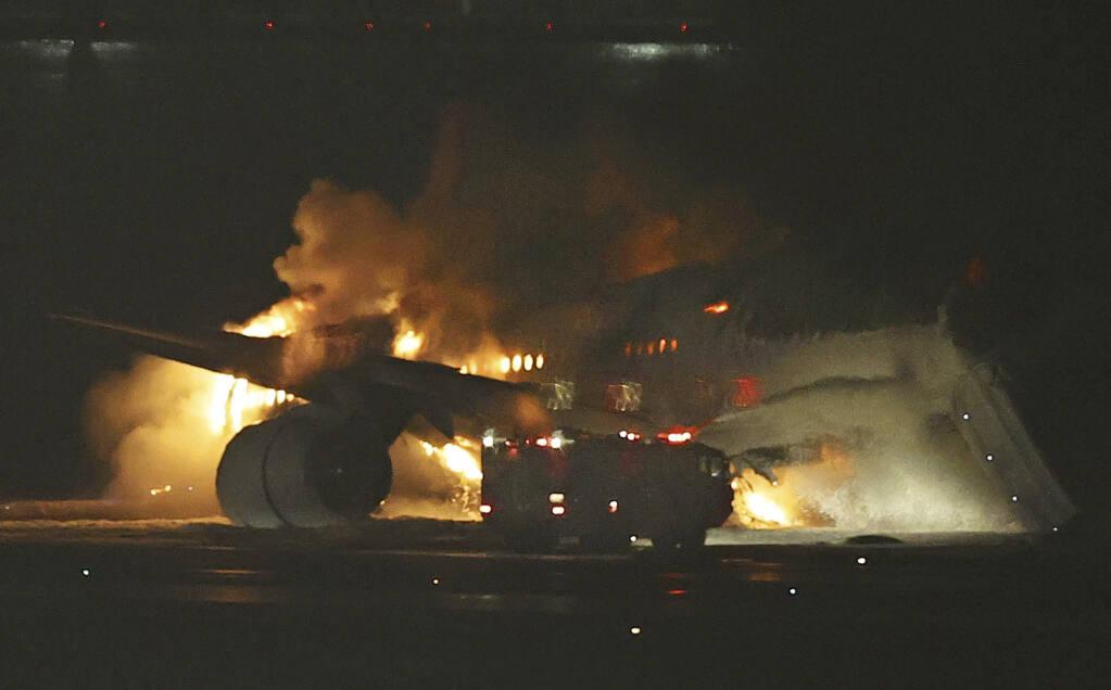 Planes Collide and Catch Fire at Japan’s Haneda Airport, Airbus Issues Statement