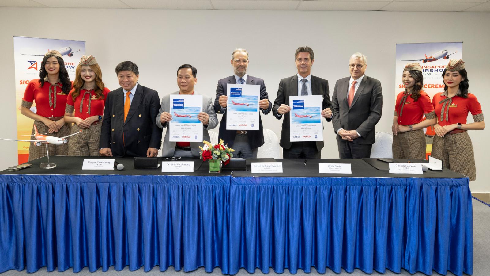 Vietjet Air Signs MoU for Purchase of 20 A330neo Widebodies