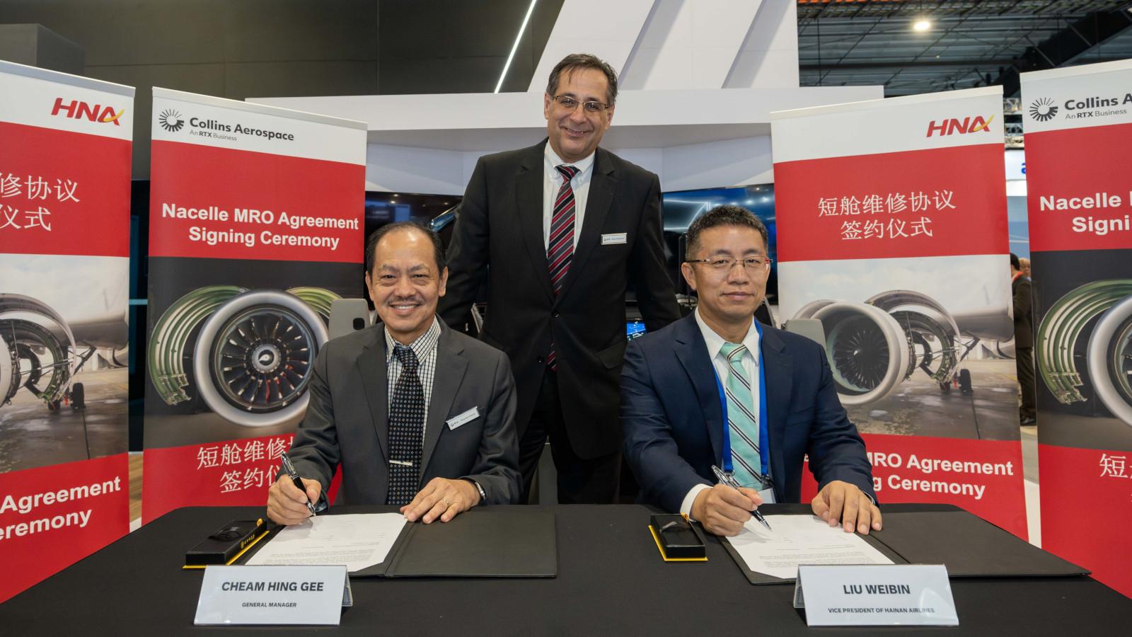 Collins Aerospace, HNA Aviation Group Announce MRO Agreement