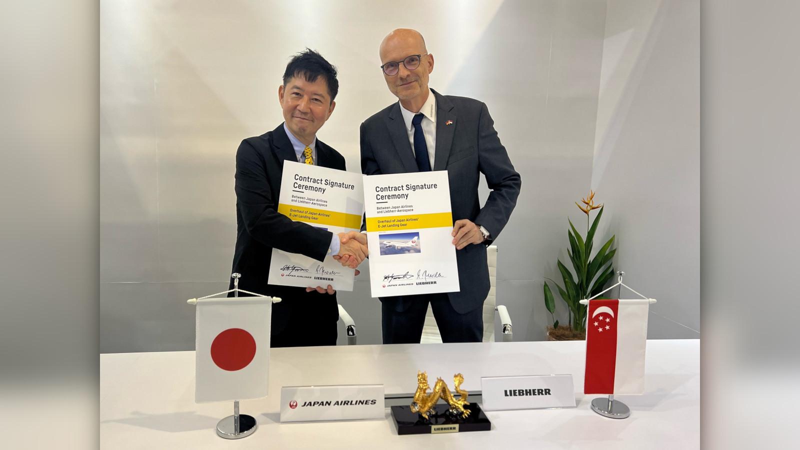 Liebherr and Japan Airlines Sign Landing Gear Overhaul Agreement