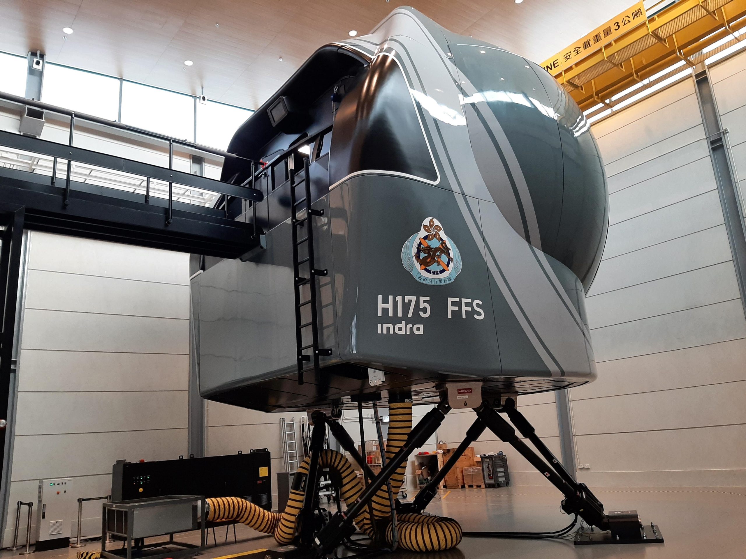 Indra H175 Simulator Trains Hong Kong GFS Pilots