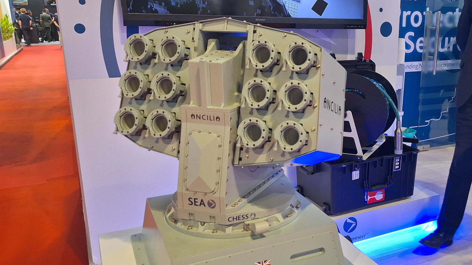 SEA Displays Ancilia Decoy Launcher, Towed Sonar at DSA 2024