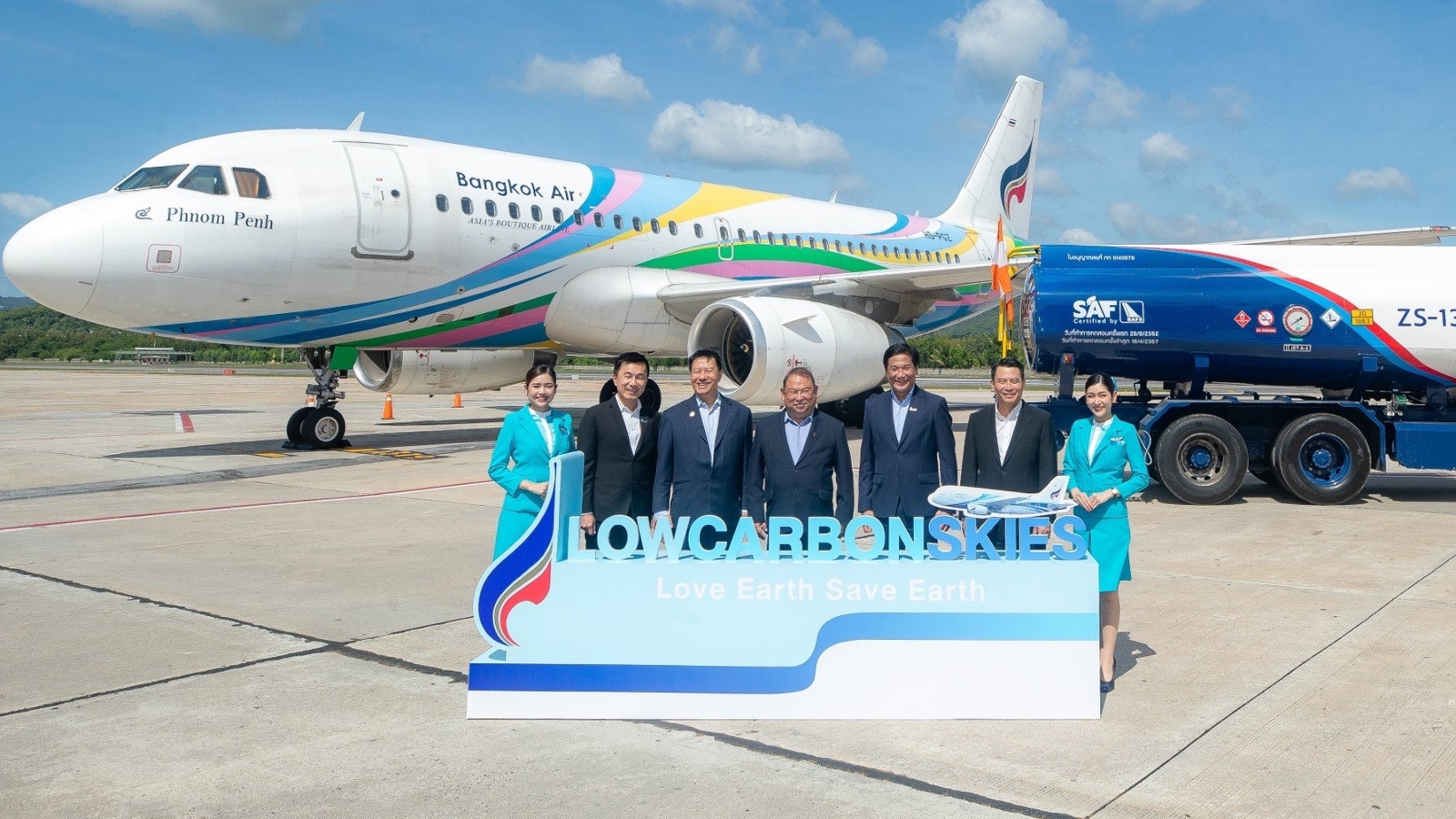 Bangkok Airways Launches “Low Carbon Skies” Campaign