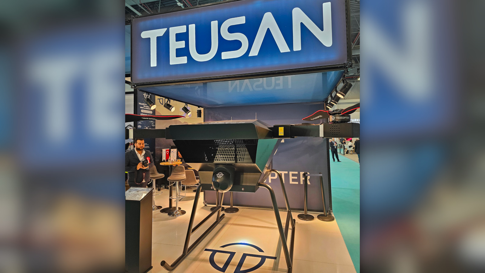 Teusan Hybrid Heavy Quadcopter Nearing Maiden Flight