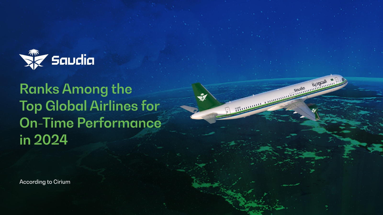 Saudia Earns Top Global On-Time Performance Rankings