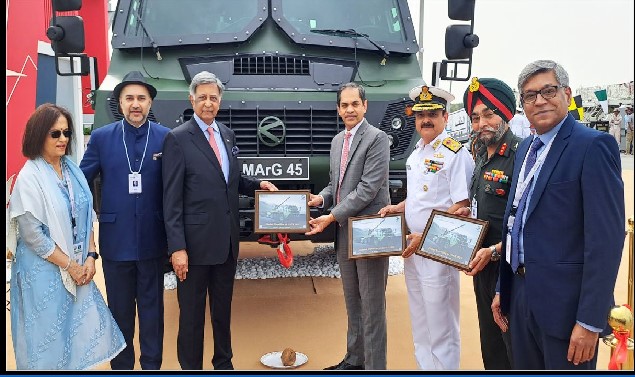 India’s Kalyani Group Presents MArG 155mm/45 Cal Mounted Gun System