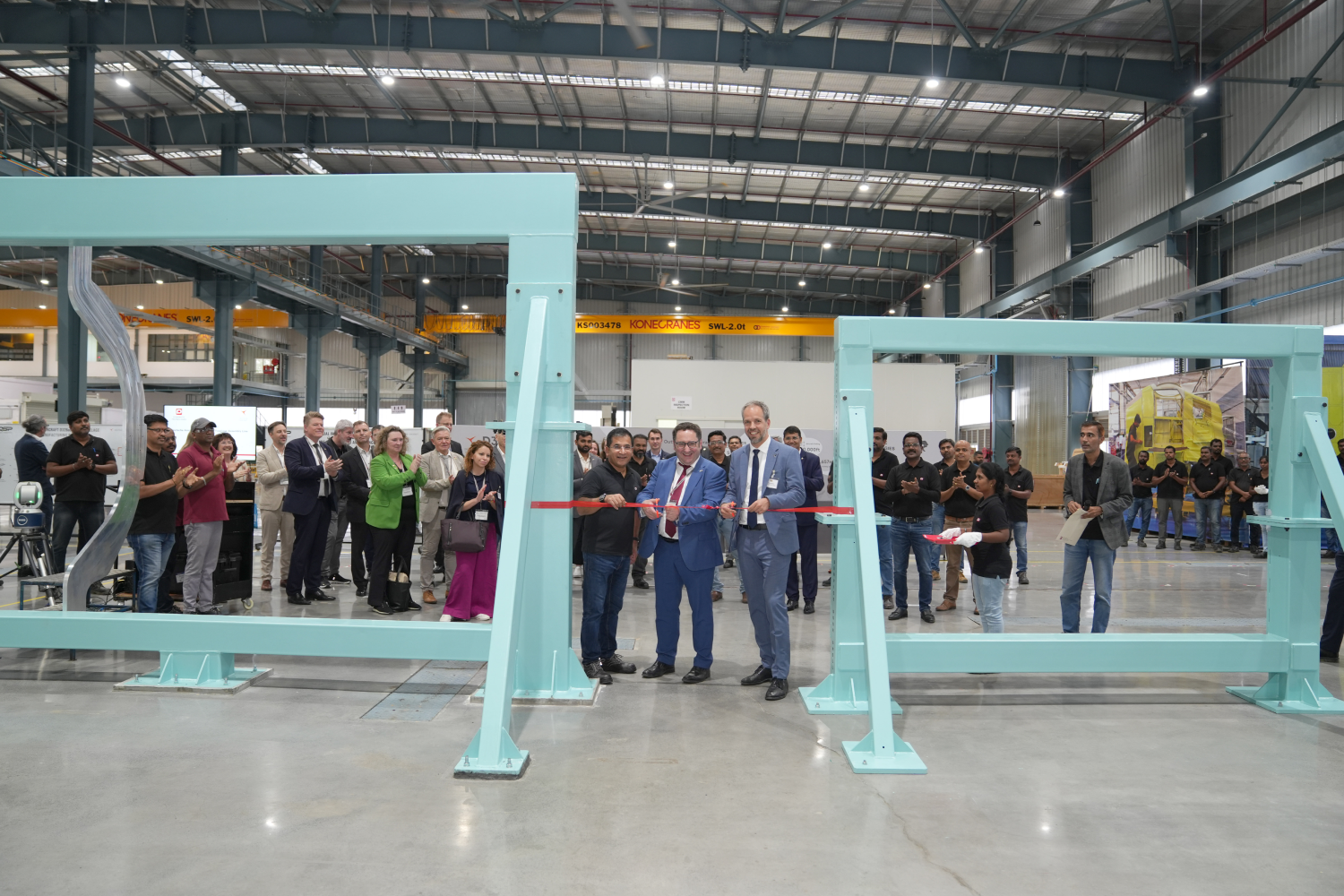 Dynamatic Technologies and Deutsche Aircraft Open D328eco Rear Fuselage Assembly Line in Bangalore