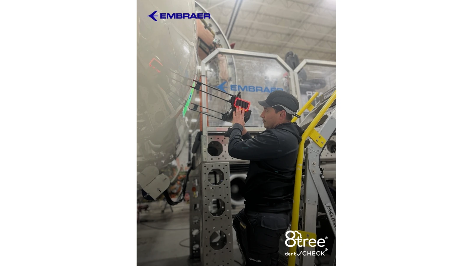 Embraer Adopts dentCHECK for Faster Inspections