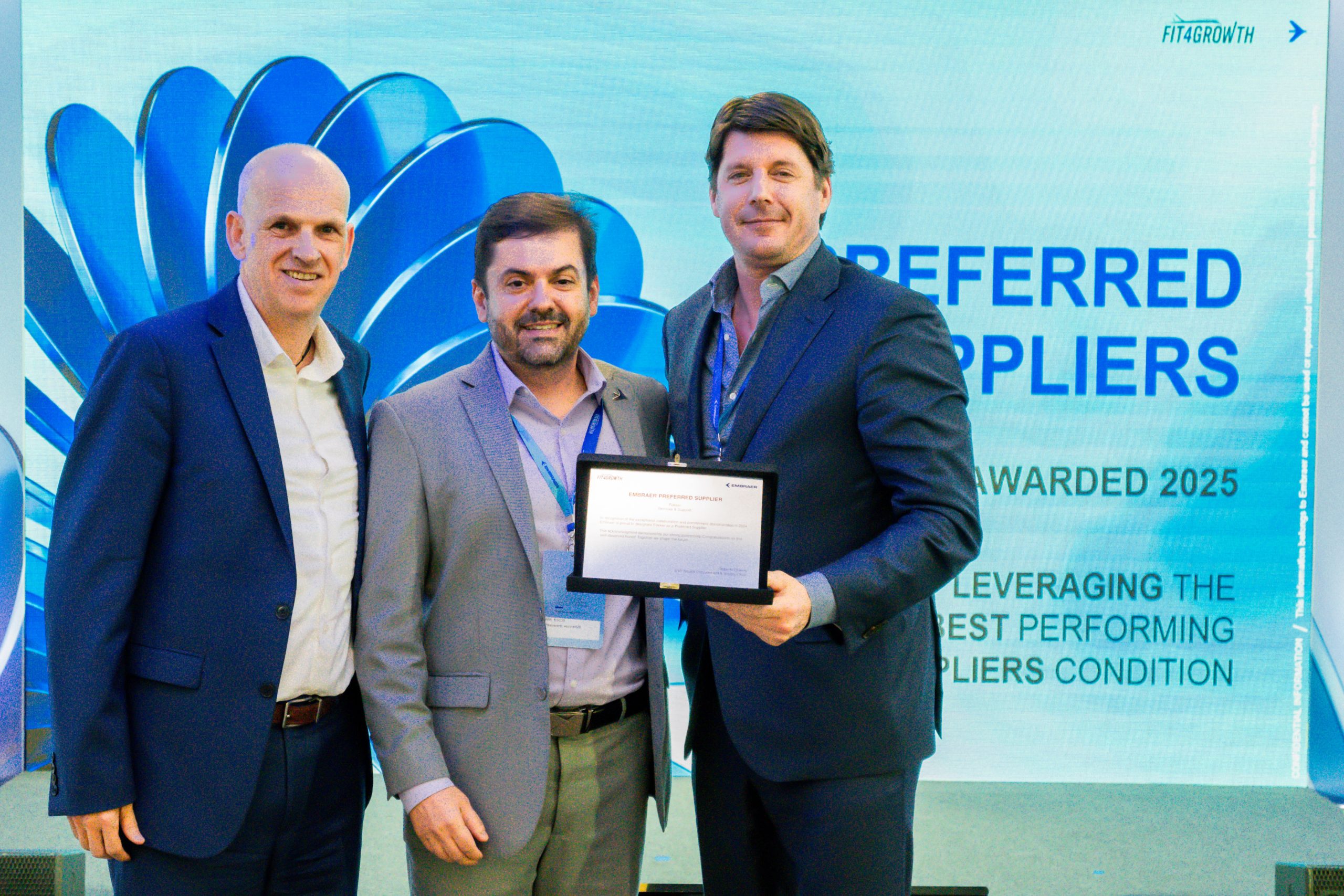 Fokker Services Group Wins ‘Embraer Best Supplier of the Year’ Again