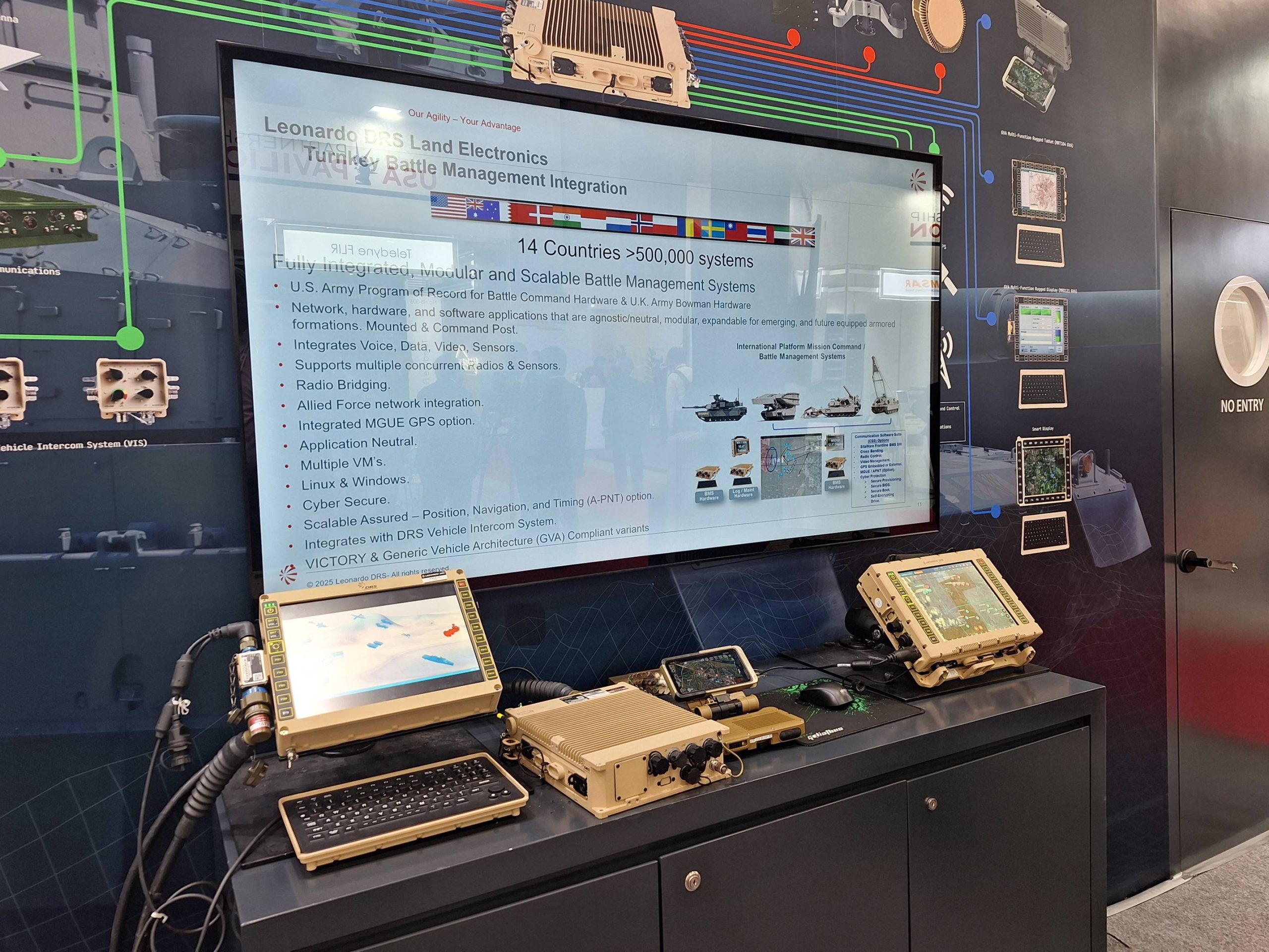 Leonardo DRS Highlights “Edge-Assured” Battlefield Management System at DSEI Japan 2025
