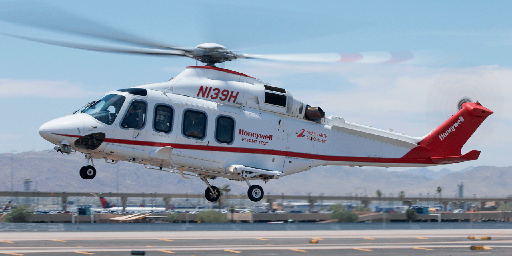 Honeywell and Near Earth Autonomy Complete Leonardo Aw139’s First Autonomous Flight