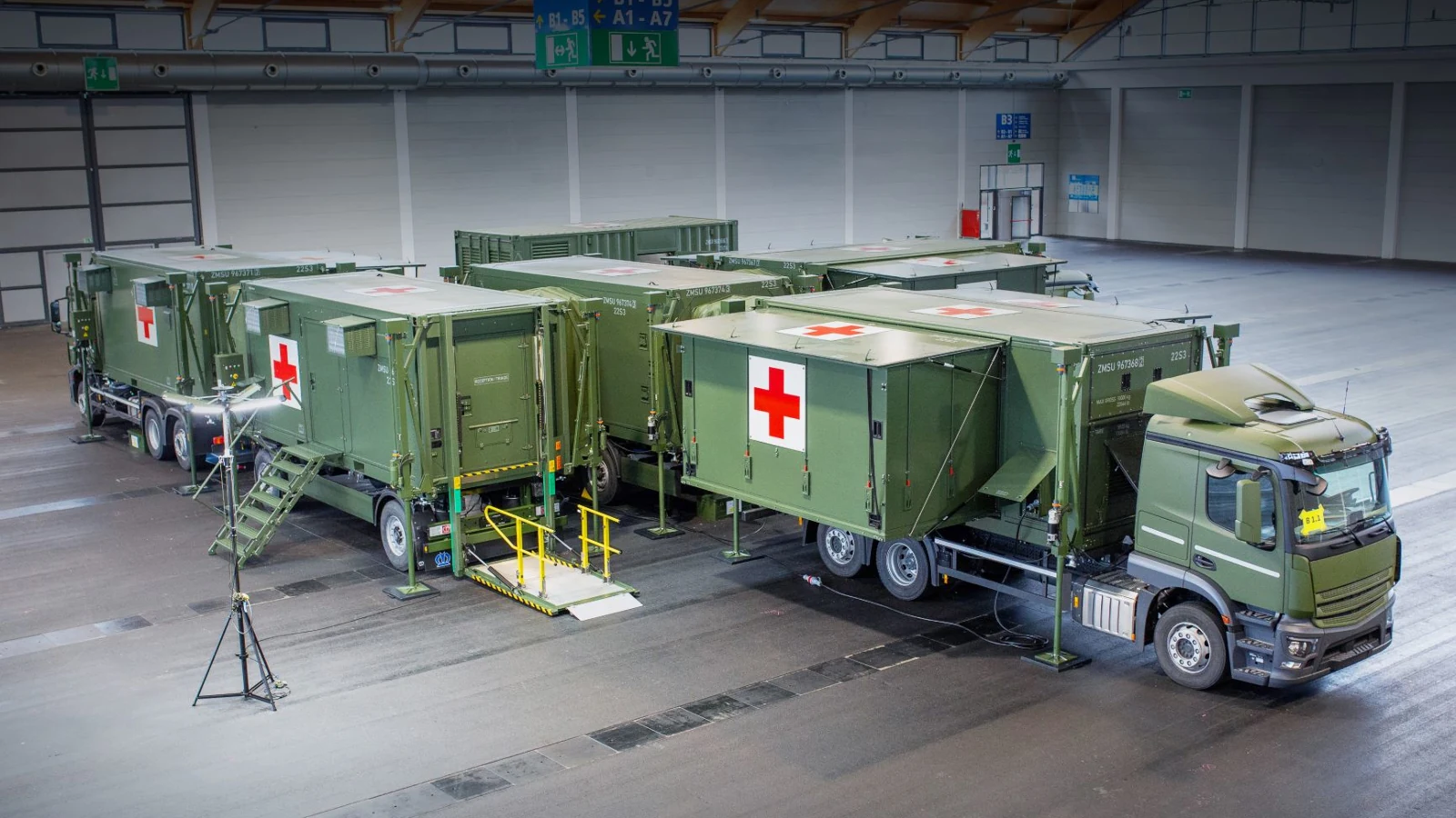 Rheinmetall Delivers Fourth Mobile Field Hospital to Ukraine