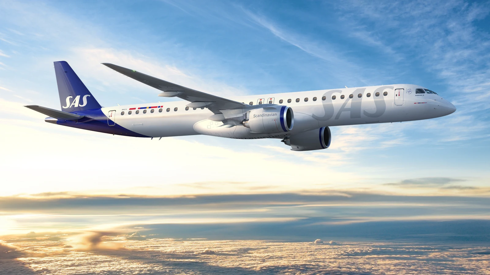 SAS Orders Up to 55 Embraer E195-E2 Jets