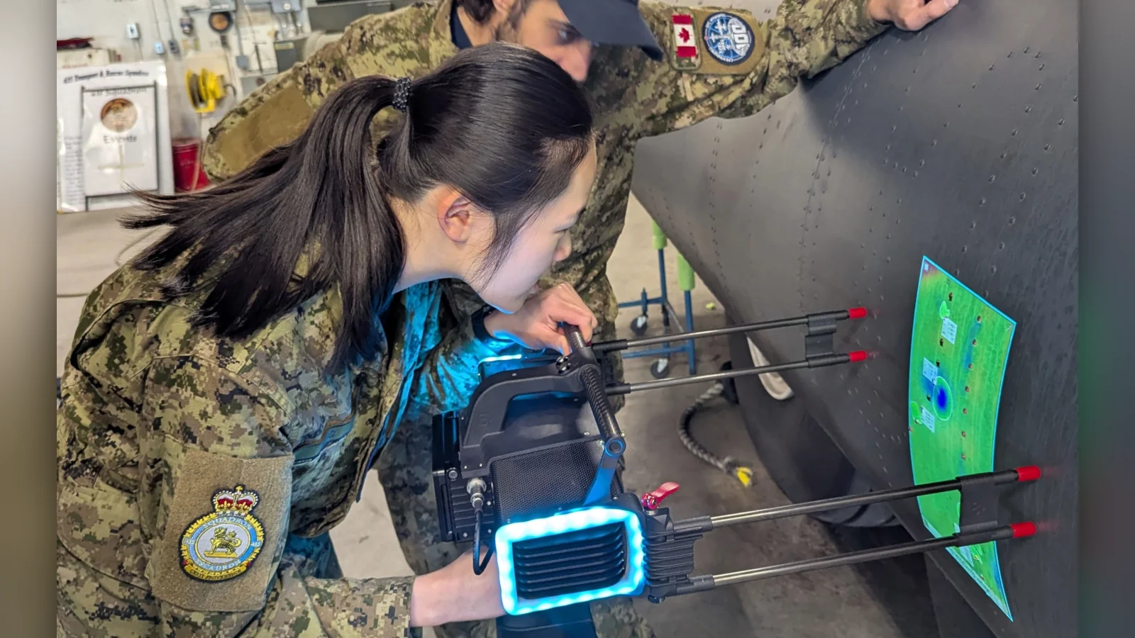 RCAF Trials 8tree’s dentCHECK for CC130H Maintenance