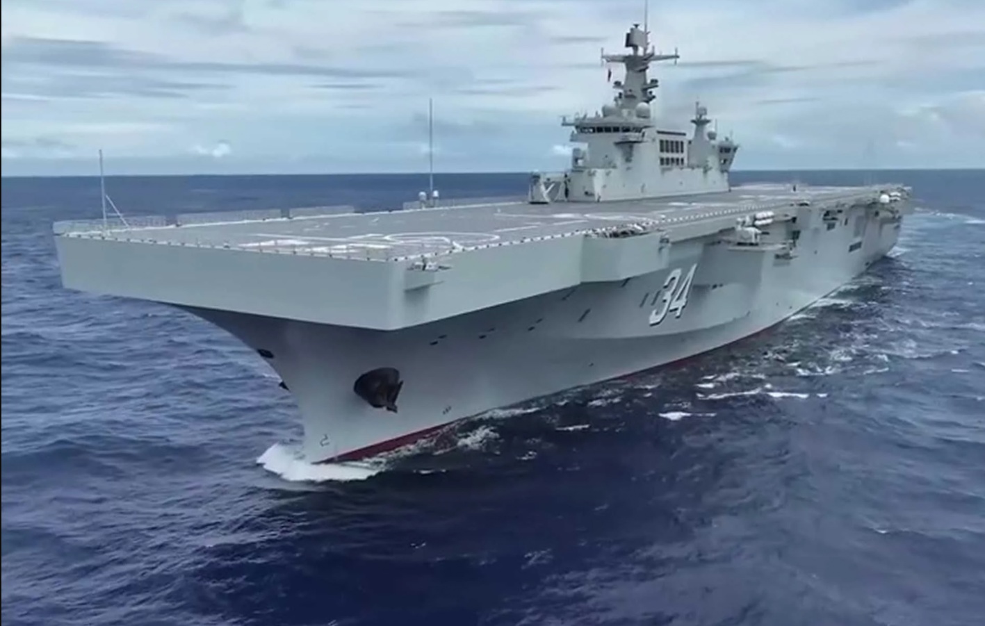 Beijing commissions fourth Type 075 amphibious assault ship
