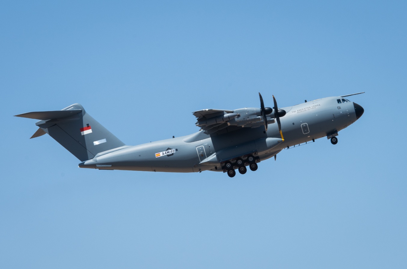 First Airbus A400M for Indonesia Achieves Maiden Flight
