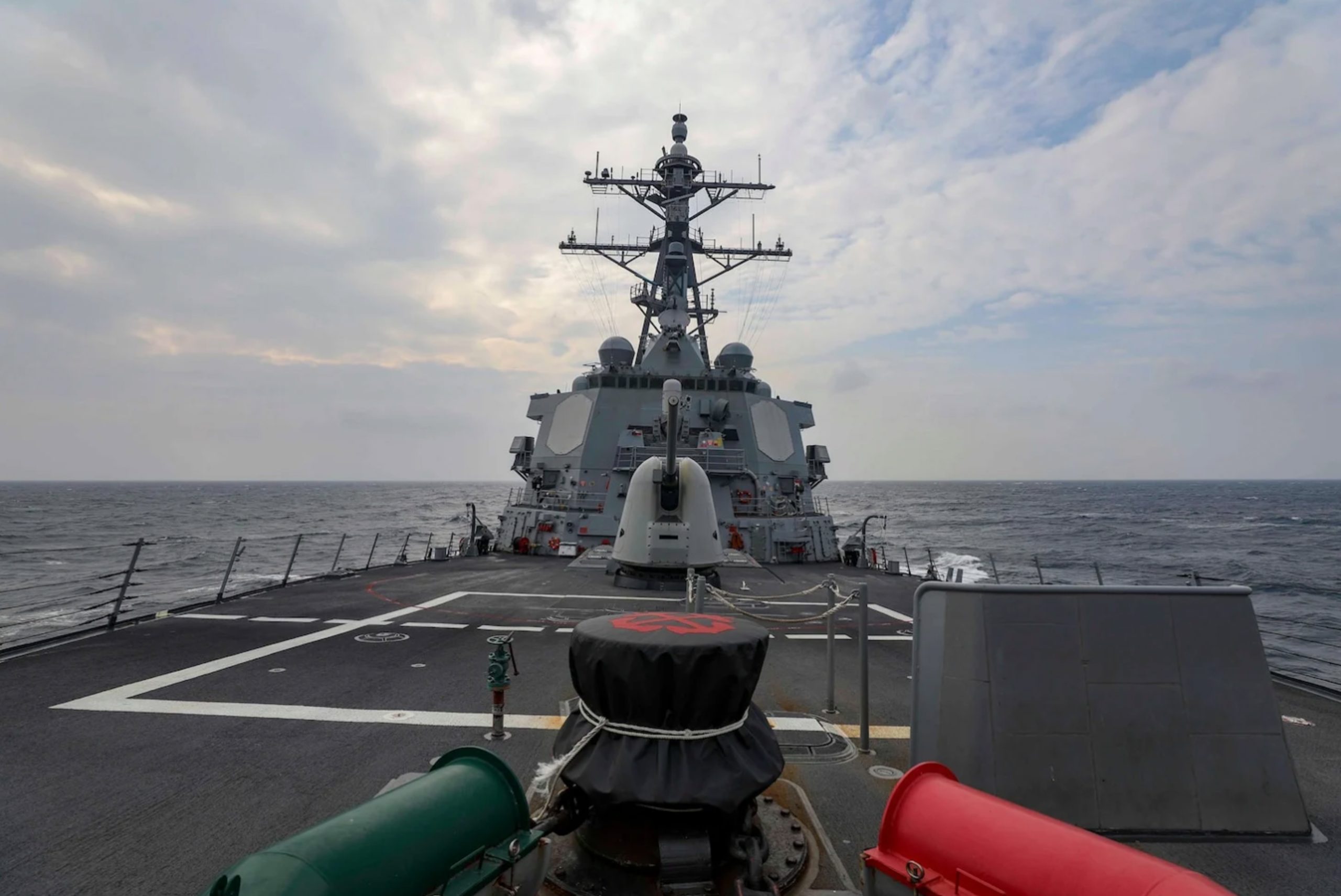 US Warships Patrol near Scarborough Shoal days after collision