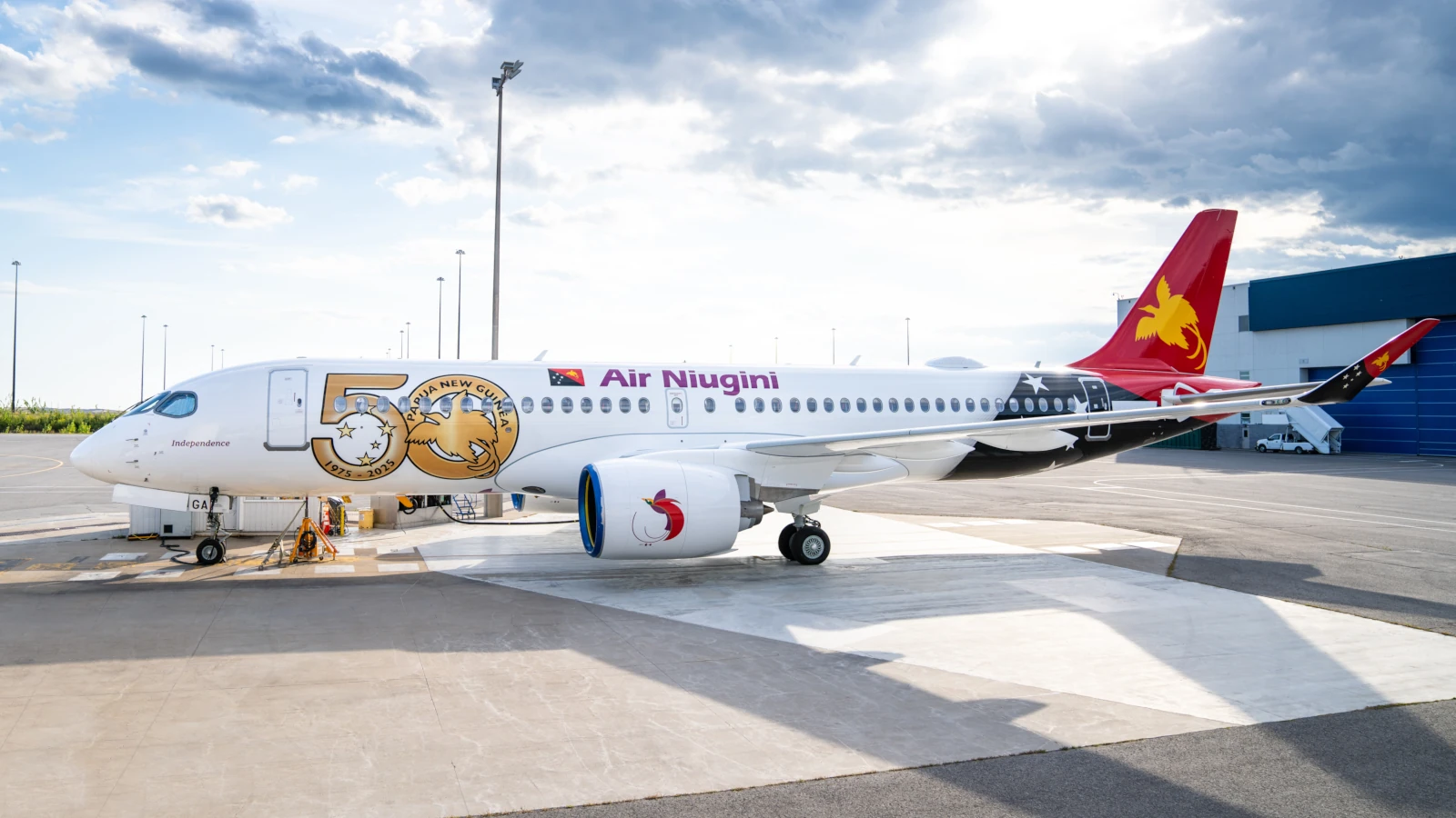 Air Niugini Receives First A220-300 Aircraft