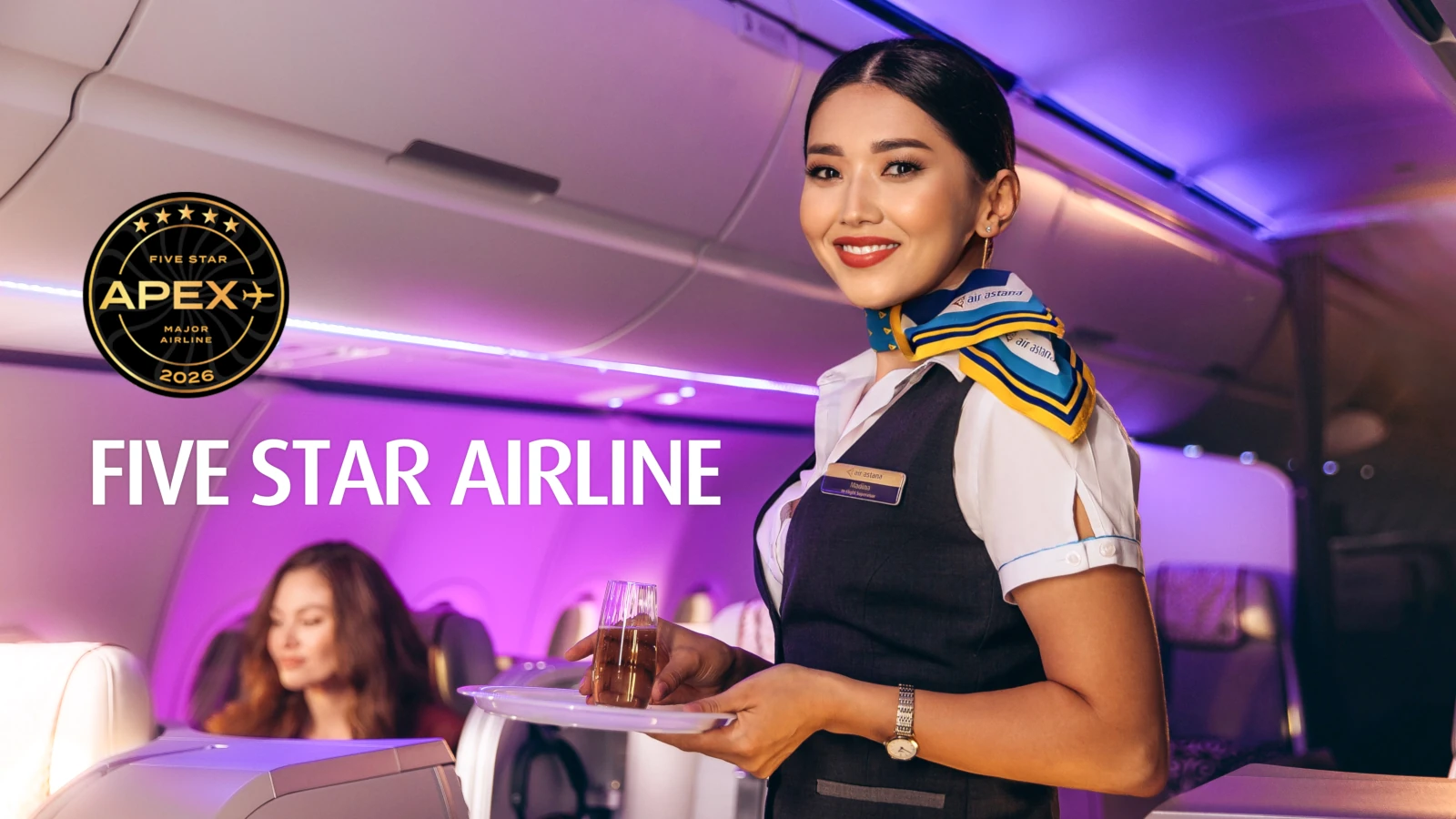 Air Astana Wins Sixth APEX Five-Star Rating