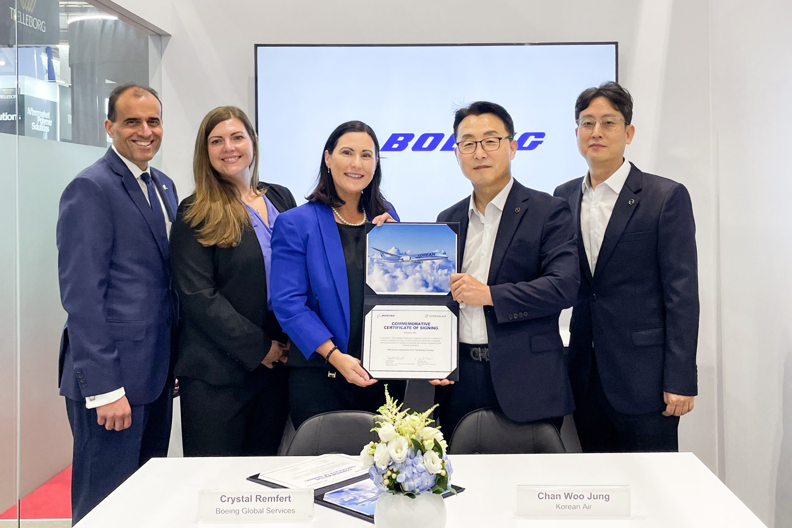 Korean Air and Boeing Agree to Strengthen Predictive Maintenance Collaboration