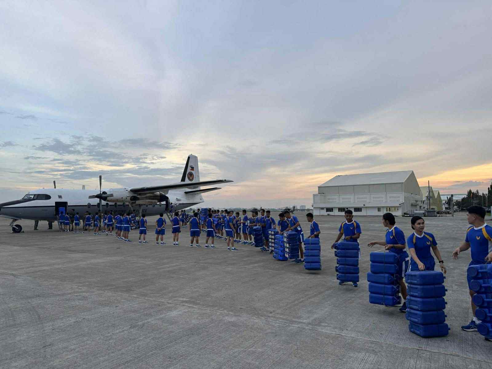 PAF use Aircraft in Earthquake-Hit Cebu Province