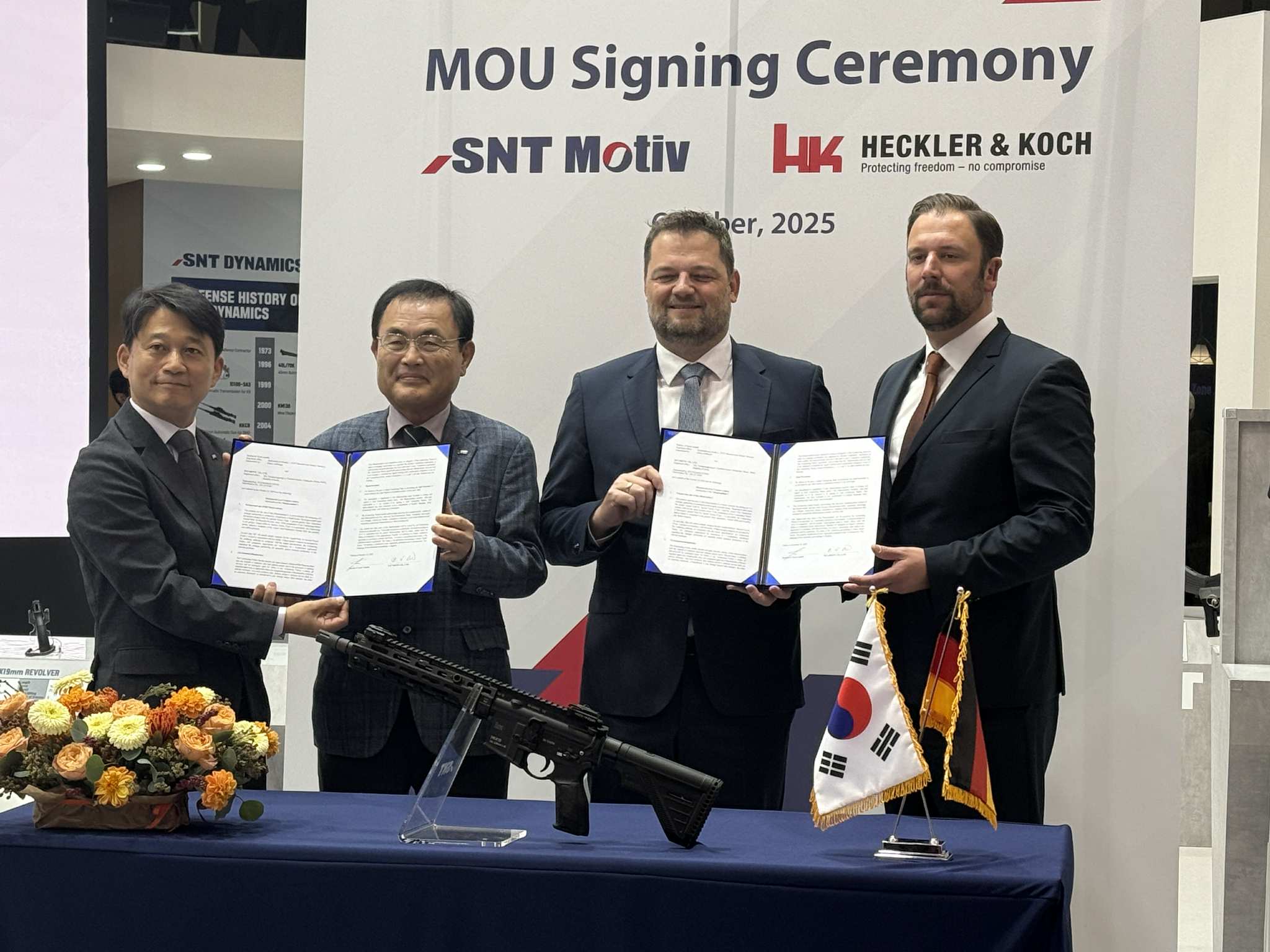 Heckler & Koch and SNT Motiv to Develop Weapons for South  Korea