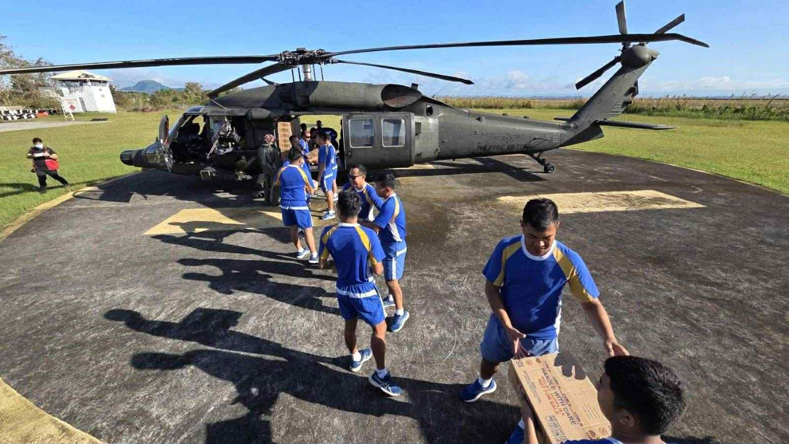 PAF Deploys Black Hawk for Humanitarian Mission