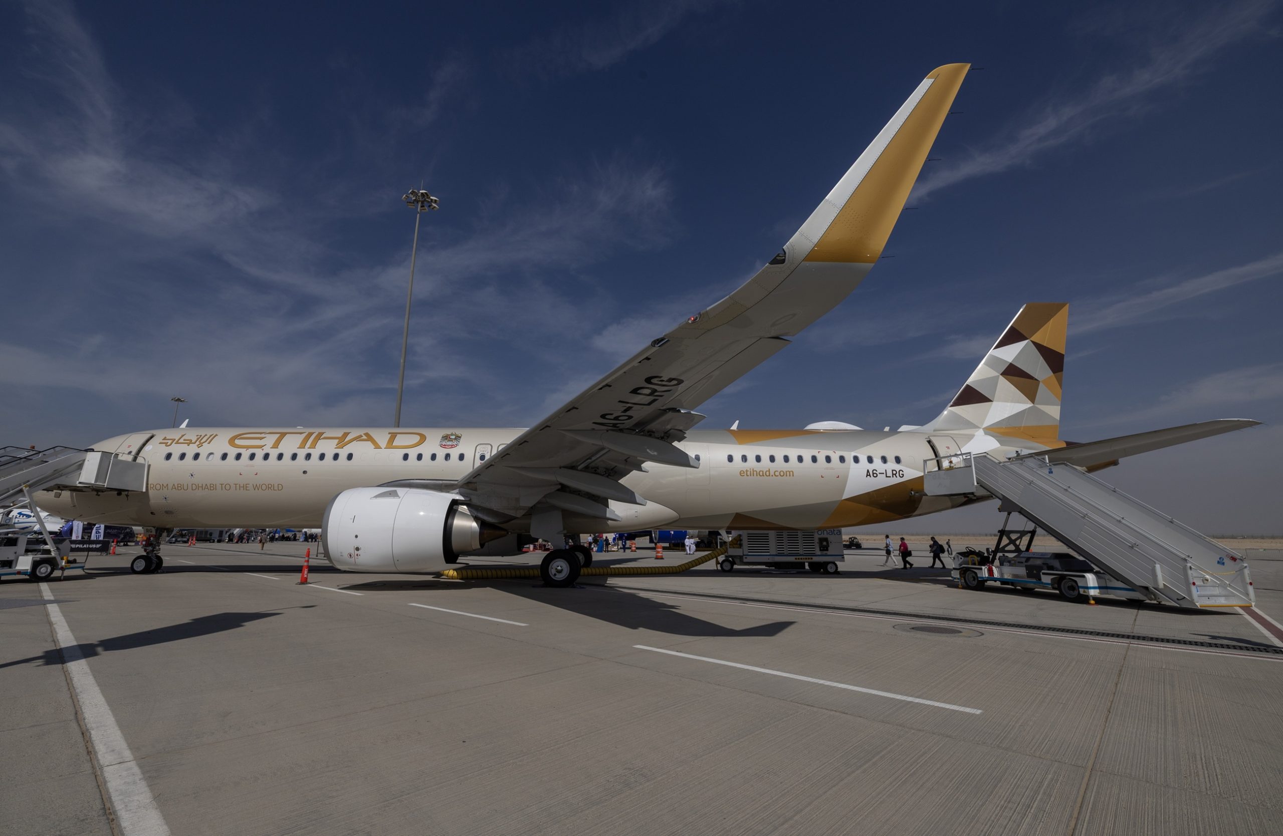 Etihad Airways Showcases A321LR